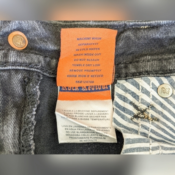 Rock Revival Faded Blk Sora Straight Jeans, Sz 29 - Picture 10 of 13